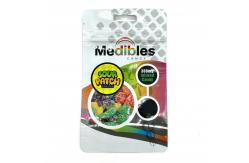 China Gummies 300mg Three Side Seal Bag Biodegradable ziplockk Plastic Bags With Handle Hole supplier