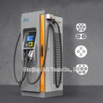 Outdoor Mode 4 RFID 60KW IP54 EV Fast Charging Stations for sale