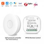 Wifi Zigbee Touch Switch White 86*86*35mm Self Generating Zigbee Wifi Module for sale