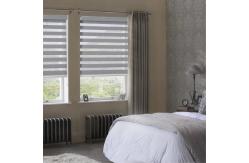 China Outdoor Shade Windows Day And Night Sunscreen Zebra Fabric Roll supplier