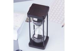 China Creative Glass Hourglass Traditional Rectangle Coloured Sand Timers Free Sample supplier