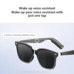 8 Hour Music Time Ultralight BT 5.3 Bluetooth Smart Glasses With Call 110mAh*2 Capacity for sale