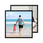 ODM 8x12'' 8x8'' Peel And Stick Photo Frames White Black For Wall for sale