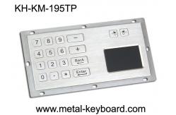 China Metallic Numeric Industrial Keyboard with Touchpad 16 Keys Dust Proof supplier