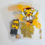 Custom Screen Printing Sticker Plastisol Heat Transfer Labels For Apparel