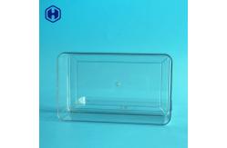 China Recyclable Square PET Packaging Box With Lid Non Spill BPA Free supplier