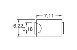 China 3.0A SURFACE MOUNT Rectifier Diode , Schottky Barrier Diode B340-13-F supplier