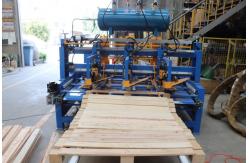 China Automation European Pallet Legs Nailing Machine Wood Pallet Foot Pier Automatic Nailing Machine supplier