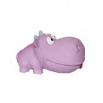 Purple Unique Design Squeaky Latex Hippo Dog Toy For Chewing for sale