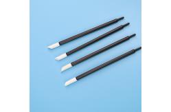 China Cleanroom Black Handle  PU Head PP Stick Foam Cleaning Swabs High Absorbency supplier