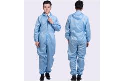 China ESD Anti Static Jumpsuit Work Joined Garment For Cleanroom supplier