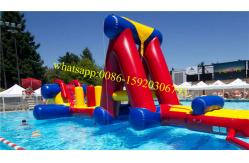 China inflatable water floating playground , water playground , water park playground , inflatable pool obstacle supplier