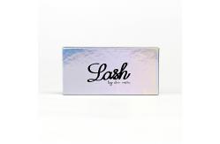 China Paper Eyelash Packaging Boxes Holographic Lash Box With Logo Custom supplier