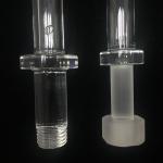 Threaded Machining Quartz Glass Nuts And Tubes For High Temperature Environment