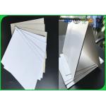 450g Tear Resistant Coated Duplex Paper Rolls For Printing , C1S Grey Paper for sale
