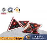 Casino Texas Poker Game Table Positioning Card Triangle Acrylic ALL IN Full Bet for sale