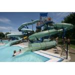 Aqua Water Play Kids Tube Slide Set Fiberglass Park Toys Equipment For Pool for sale
