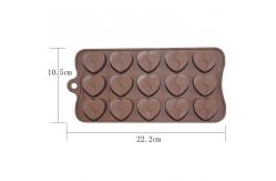 China LFGB Custom Chocolate Molds Heart Shaped Mousse Cake Silicone Mold supplier
