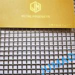 Shiny Or Matt Surface Decorative Steel Mesh Crimped Weave for sale