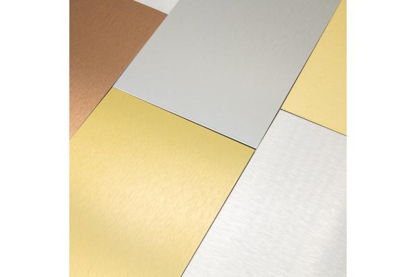 Brushed Silver 3mm PE Aluminum Composite Panel For Signage Board Printing