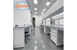 China Grey Modular Chemistry Lab Workbench Alkali Resistant Multi Function supplier