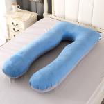 Thickness 6inch Pregnancy Sleeping Pillow Crystal Velvet Fabric for sale