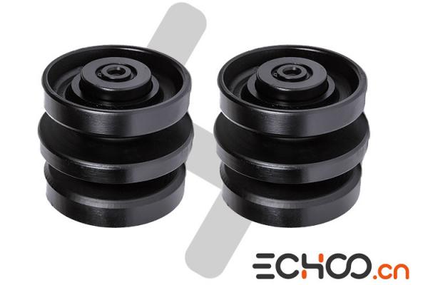 Bobcat T864 Track Roller Wheels / Three - Flanges Track Roller Forging Casting