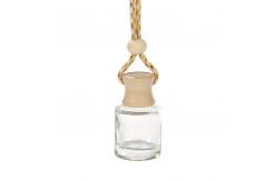 China Car Square Glass Diffuser Bottles Containers Custom Label supplier