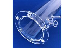China CNC Finishing Seal Quartz Flange Welding And Drilling supplier