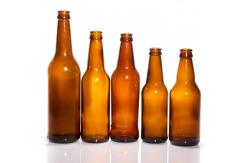 China Custom Label Beer Bottle Amber Clear Green Glass Bottle Beer Container supplier