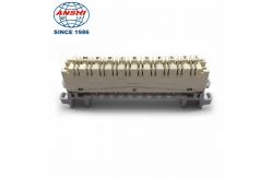 China PC Material 110 Terminal Block Highband 10 Pair Module White Body Grey Base supplier