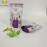 Custom Matte Printing Foil Pouch Packaging Flat Bottom Body Scrub Bag With Zipper for sale
