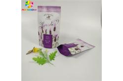 China Custom Matte Printing Foil Pouch Packaging Flat Bottom Body Scrub Bag With Zipper supplier
