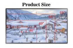 China 700nits 3x3 Lcd Video Wall Screen 65in Seamless Splicing supplier
