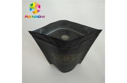China Stand Up Plastic Pouches Packaging Coffee Bag With Zipper And Valve supplier