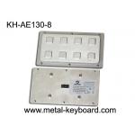 Customization 8 Keys Number vandal proof keypad Rear Panel Mount for sale