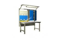 China Customized ESD Work Table Adjustable Heavy Duty Antistatic Lab Workbench supplier