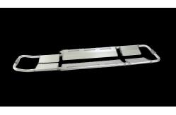 China 60mm Hospital Folding Scoop Stretcher Trolley Manual Power 180 Deg Adjustable supplier