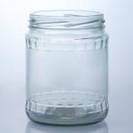 Clear Round Flint Glass Jar for Food Grade Production and Distribution for sale