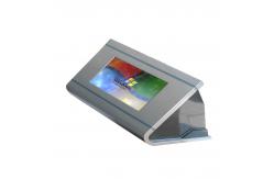 China Rugged Steel Enclosure Desktop Kiosk Vandal Proof IR Touchscreen 15 - 19 supplier