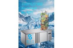 China Low Maintenance Two Door Undercounter Freezer 250L Easy Cleaning Compact supplier