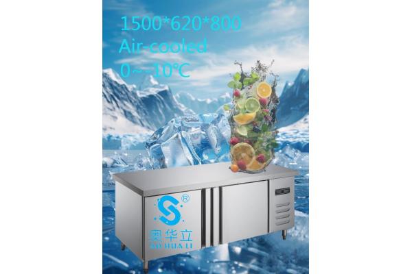 Low Maintenance Two Door Undercounter Freezer 250L Easy Cleaning Compact