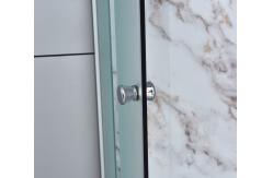 China Bathroom White Quadrant Shower Enclosure Aluminum Frame supplier