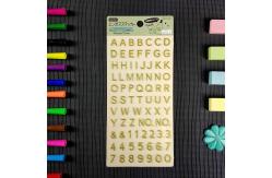 China Non Toxic Hot Foil Stamping Stickers Alphanumeric Custom Embossed Stickers supplier