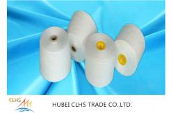 China Low Shrinkage 100% Polyester Spun Yarn Jeans Shoes Use supplier