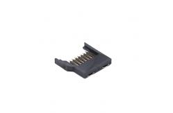 China Full Plastic Holder TF Card Connector 8 Pin Micro SD Socket supplier