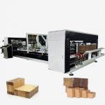 Servo Motor Folding Carton Gluer Automatic Mini Stapler Stiching for sale