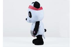 China Black / White Panda Plush Toy , Soft Feeling Panda Bear Stuffed Animal supplier