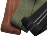 Custom Striped Nylon Golden Metallic Elastic Webbing for Cloth for sale
