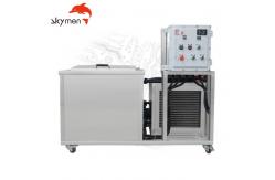 China Single Tank Industrial Ultrasonic Cleaning Machine Explosion Proof With Refrigeration supplier